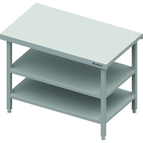 Neutral station with two undershelves