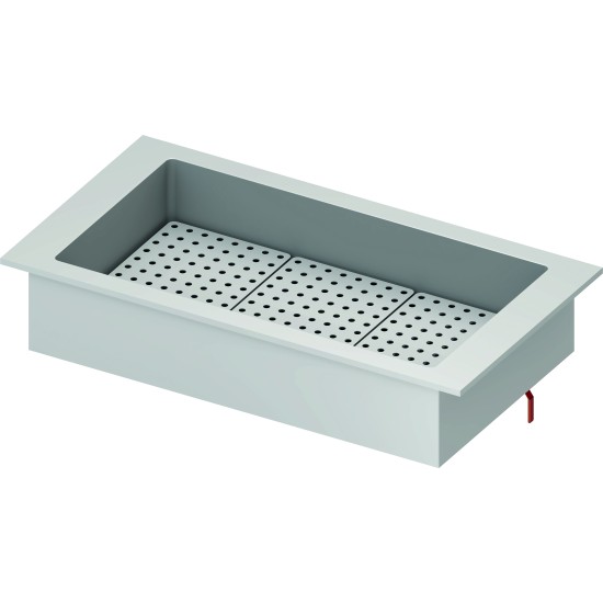 Neutral tank for display on ice