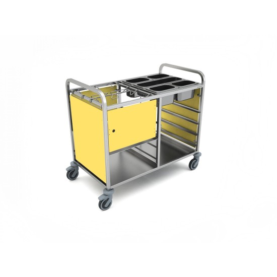 Carts for sorting waste
