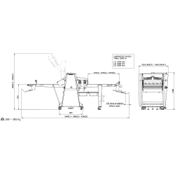 Автоматическая тестораскаточная машина R65A-T/16