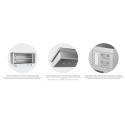 Soojendusega kapp Bain Marie 2 GN1/1
