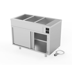 Soojendusega kapp Bain Marie 2 GN1/1