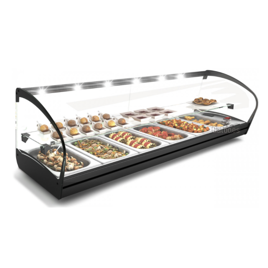 Sushi baari vitriin, Pizzeria vitriin