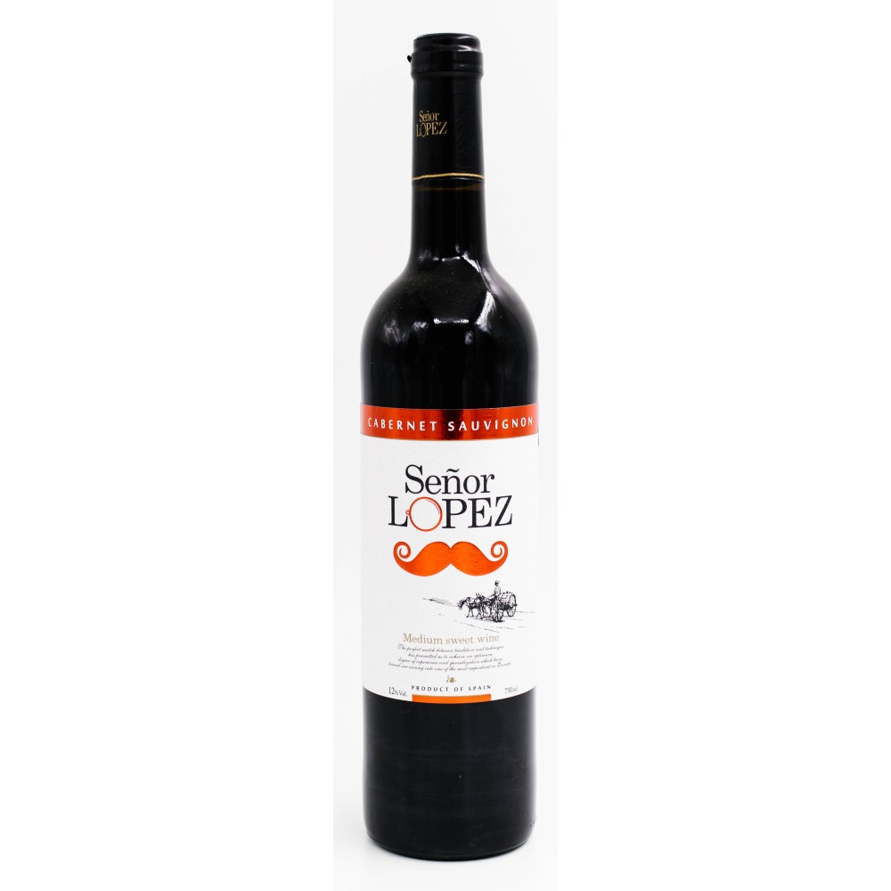 Senor Lopez Cabernet Sauvignon - Eleganta garša ar saldumu Senor Lopez Cabernet Sauvignon - Eleganta garša ar saldumu