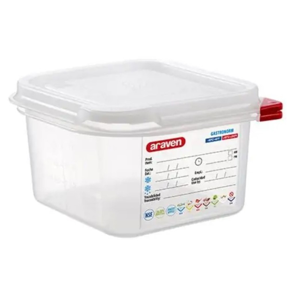 GN1/6 H-100 mm container with lid GN1/6 H-100 mm container with lid