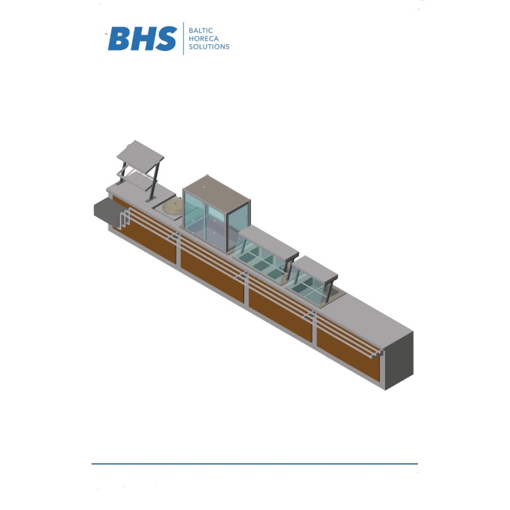 Food serving line Food serving line