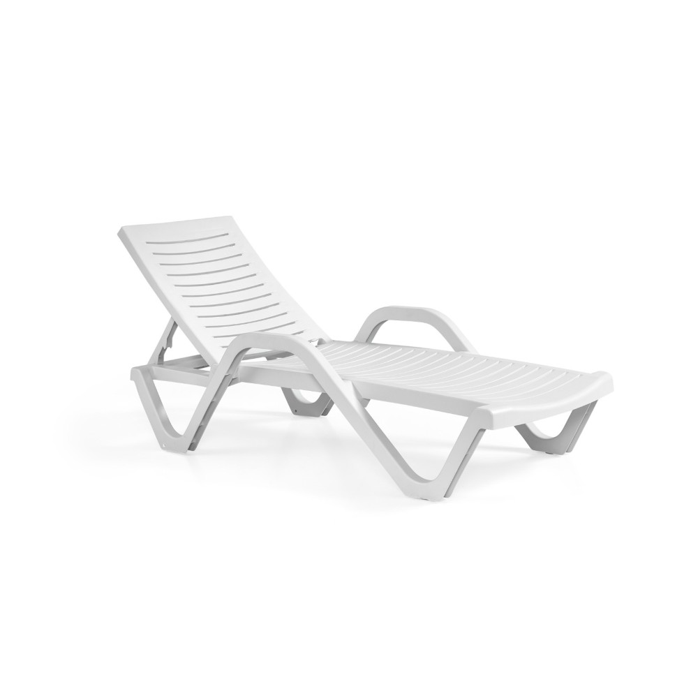 Sunbed Woody White Sunbed Woody White