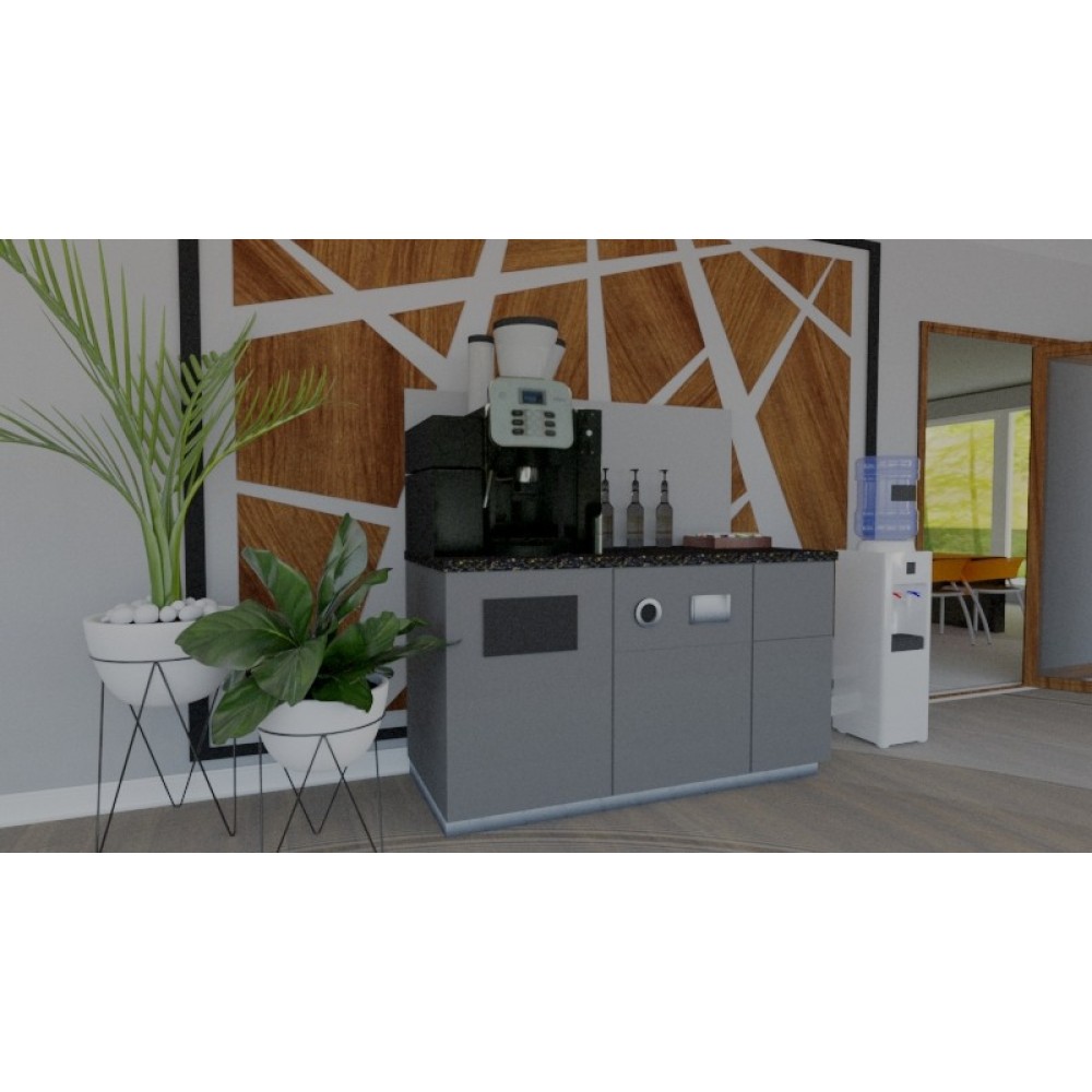 Galds kafijas automātam Grey Galds kafijas automātam Grey