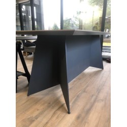 Metal table base