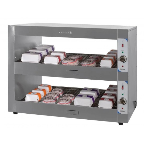 Vitrine pour les hamburgers