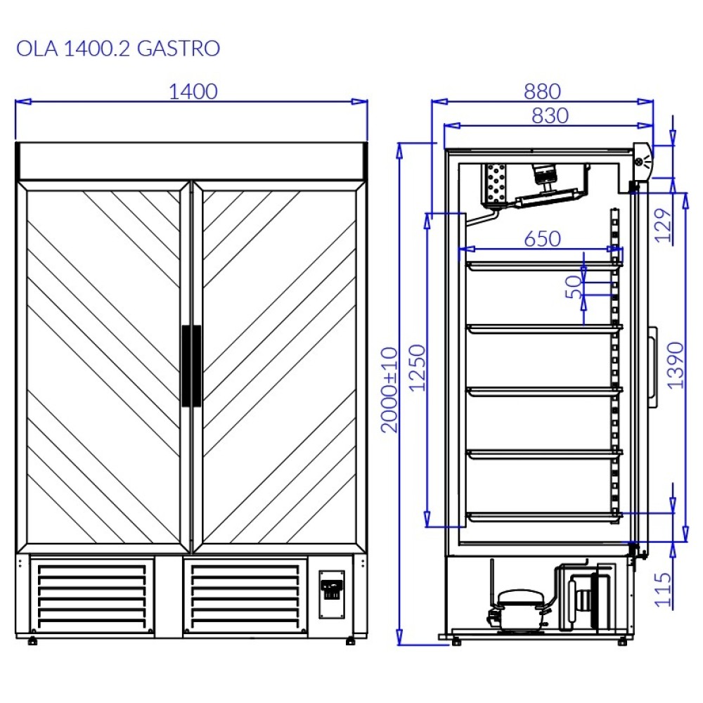 Réfrigérateur OLA2 GASTRO