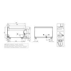 Surface de friture  FLT-64ETX