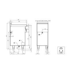 Cuisinière électrique avec four CFM4-66ETX