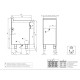 Cuisinière électrique avec four CF6-610ETX Cuisinière électrique avec four CF6-610ETX