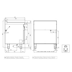 Cuisinière électrique PC-74ETX