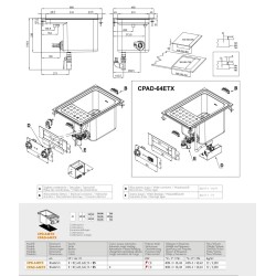 Machine à pâtes 25 l PD-64ETX
