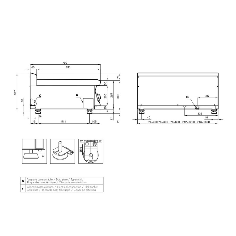 Induction Cooking 2 zones PCIT-74EDTX Induction Cooking 2 zones PCIT-74EDTX
