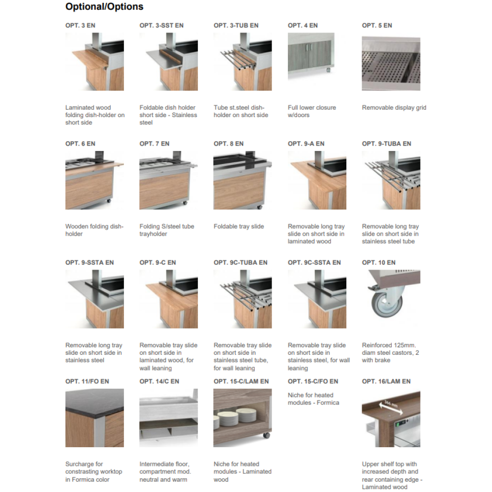 Athena 5 GN Buffet with Halogen Heat and Safety Features