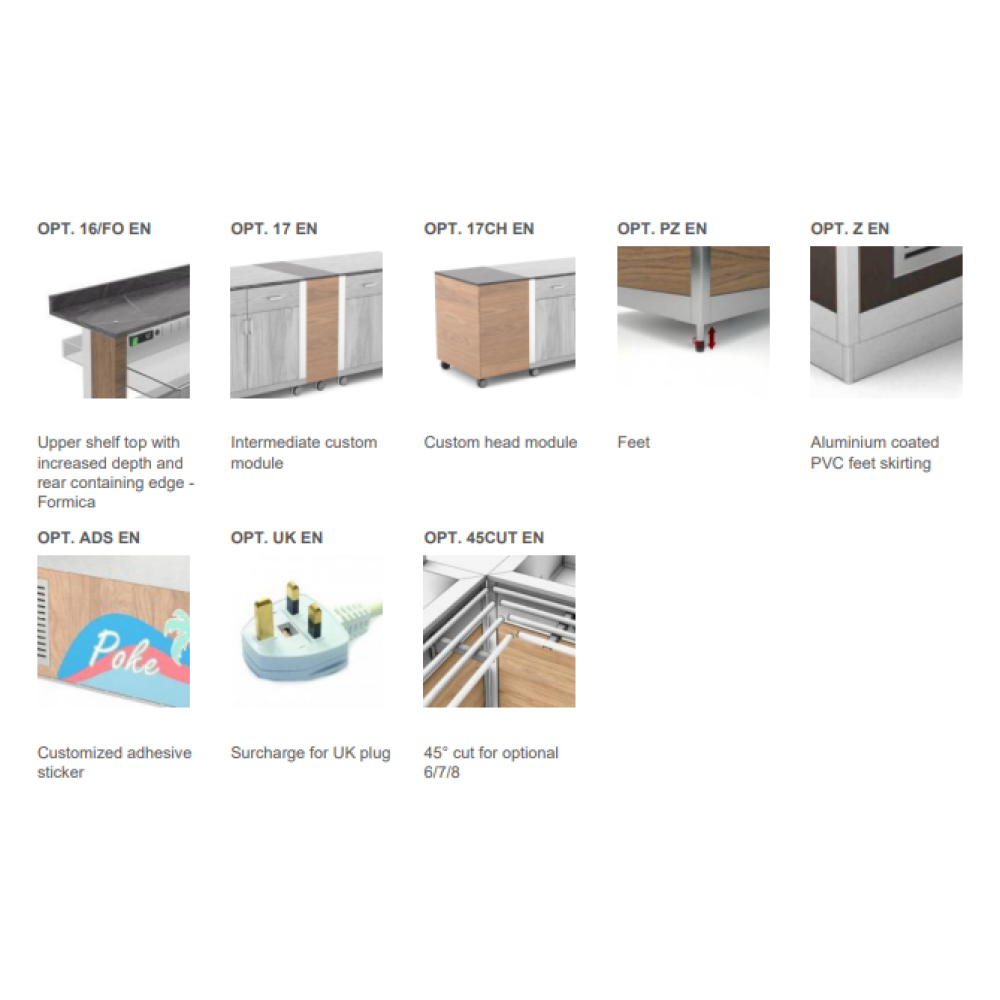 Athena 5 GN Buffet with Halogen Heat and Safety Features