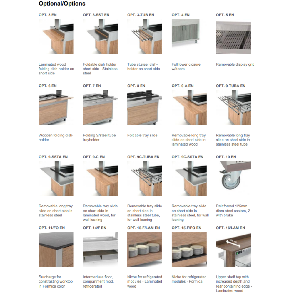 Athena Chilled Buffet Display