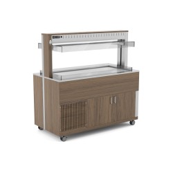 REFRIGERATED COUNTERTOP BUFFET ATHENA 4 PR/M