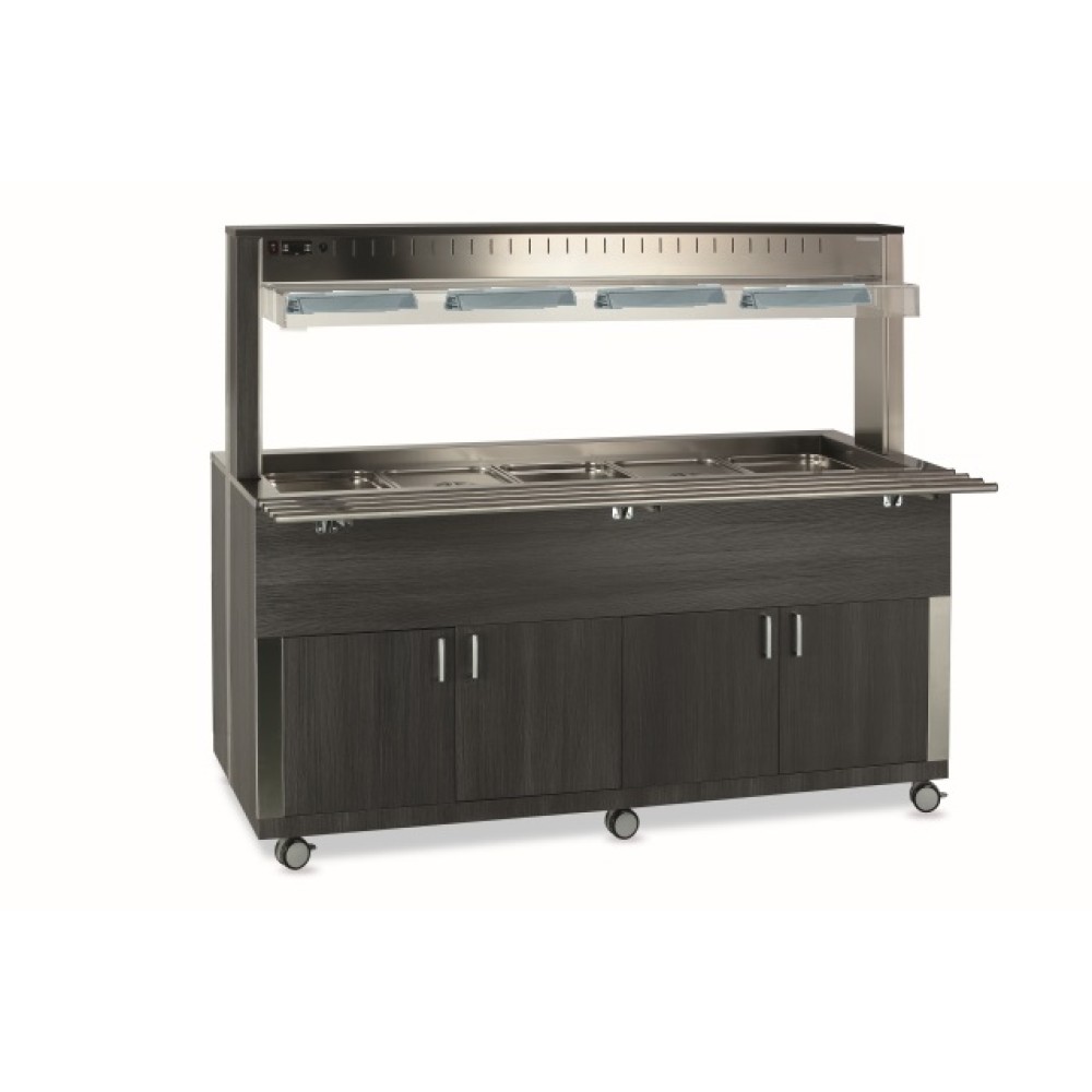 Athena 4BM Halo Buffet Warmer with Halogen Lights Athena 4BM Halo Buffet Warmer with Halogen Lights