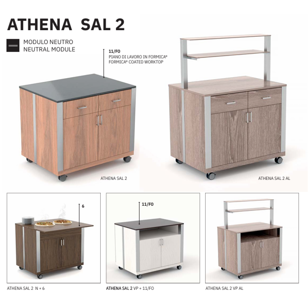 Athena Modular Buffet with Adjustable Features