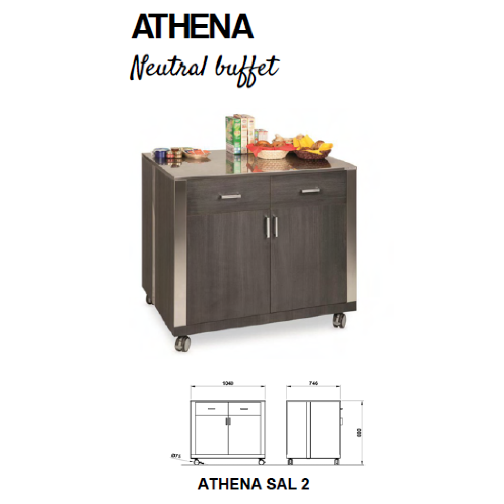 Athena Dual Function Buffet Station