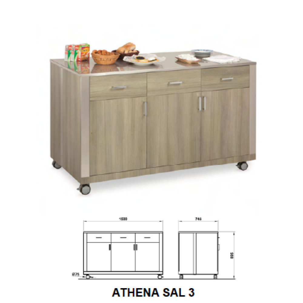Athena SAL 3 Multi-Functional Neutral Module with Soft-Close Mechanism