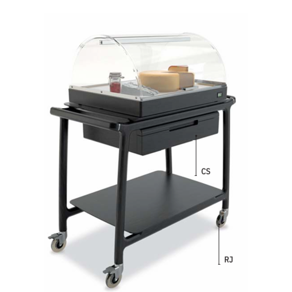 Arianna Dual-Access Refrigerated Service Trolley