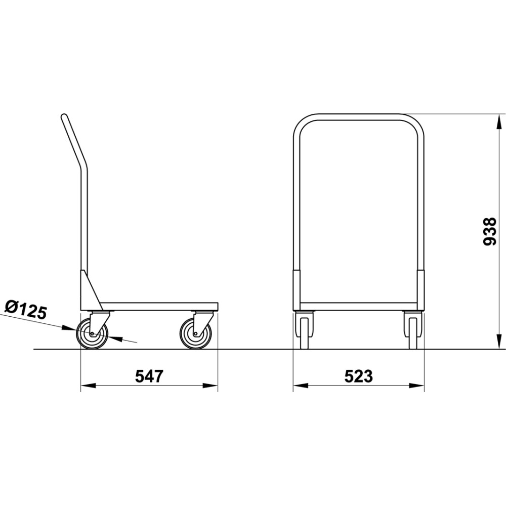 Stainless Steel Platform Trolley – 250kg Capacity Stainless Steel Platform Trolley – 250kg Capacity