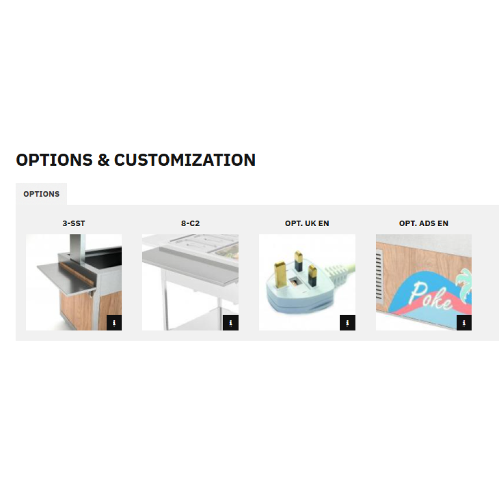 Köögiseade BAIN MARIE KÄRU HALOGEENLAMPIDEGA COMPASS 3 HALO