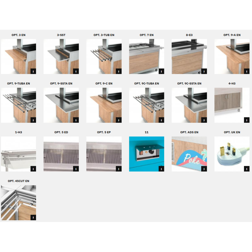 Deluxe Heated Bain Marie Buffet with Infrared Lamps