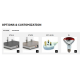 HEATING PLATE WITH 2 INFRARED LAMPS HELIOS 2/1 FIX P2