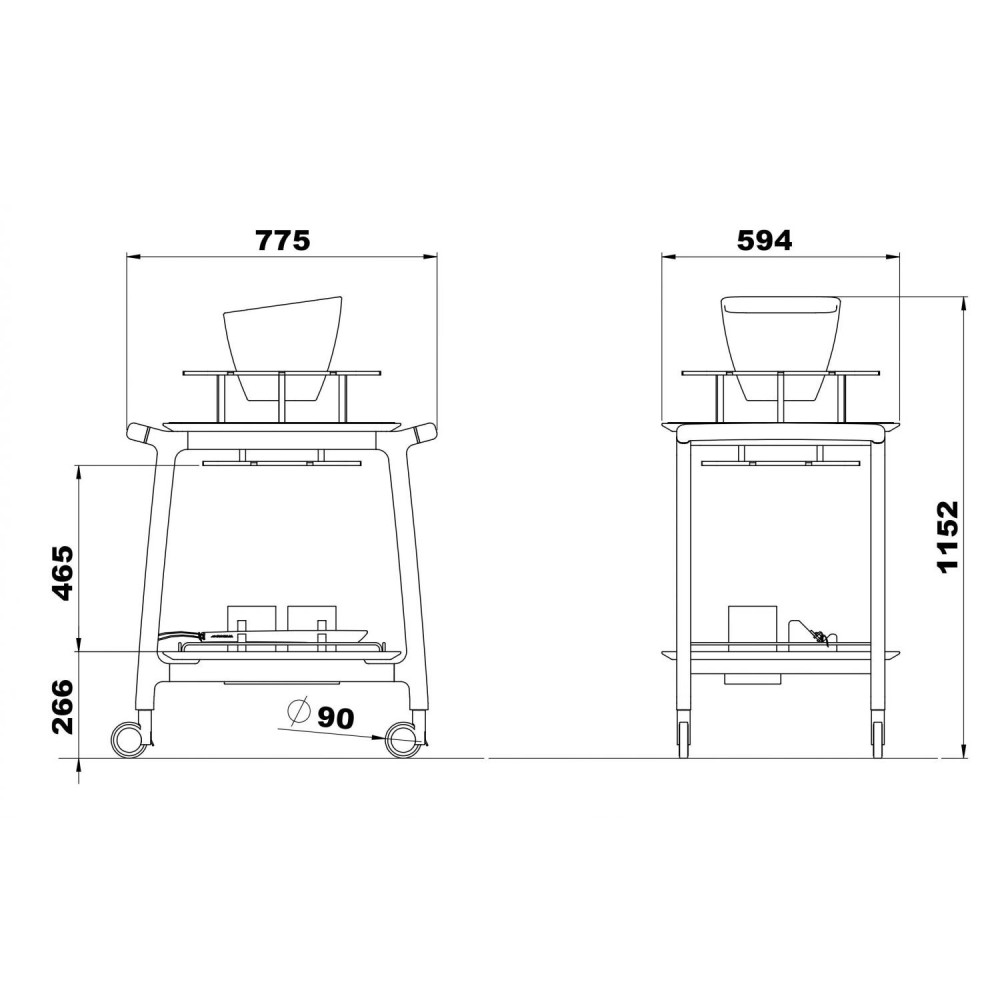 Arianna Bolle Champagne Trolley Arianna Bolle Champagne Trolley