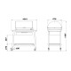 Arianna Dual-Access Refrigerated Service Trolley Arianna Dual-Access Refrigerated Service Trolley