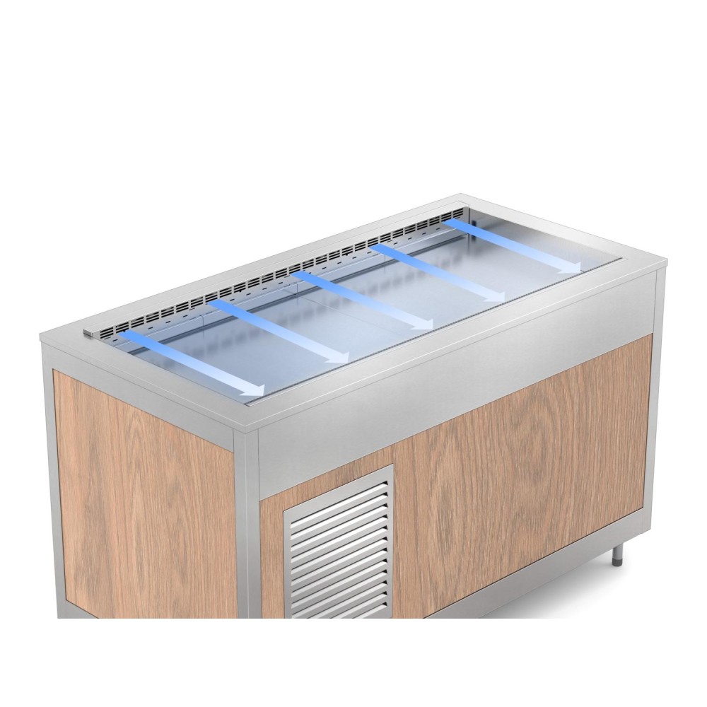 Omnia 3RV-E Cold Buffet Display with Cooling Efficiency Omnia 3RV-E Cold Buffet Display with Cooling Efficiency