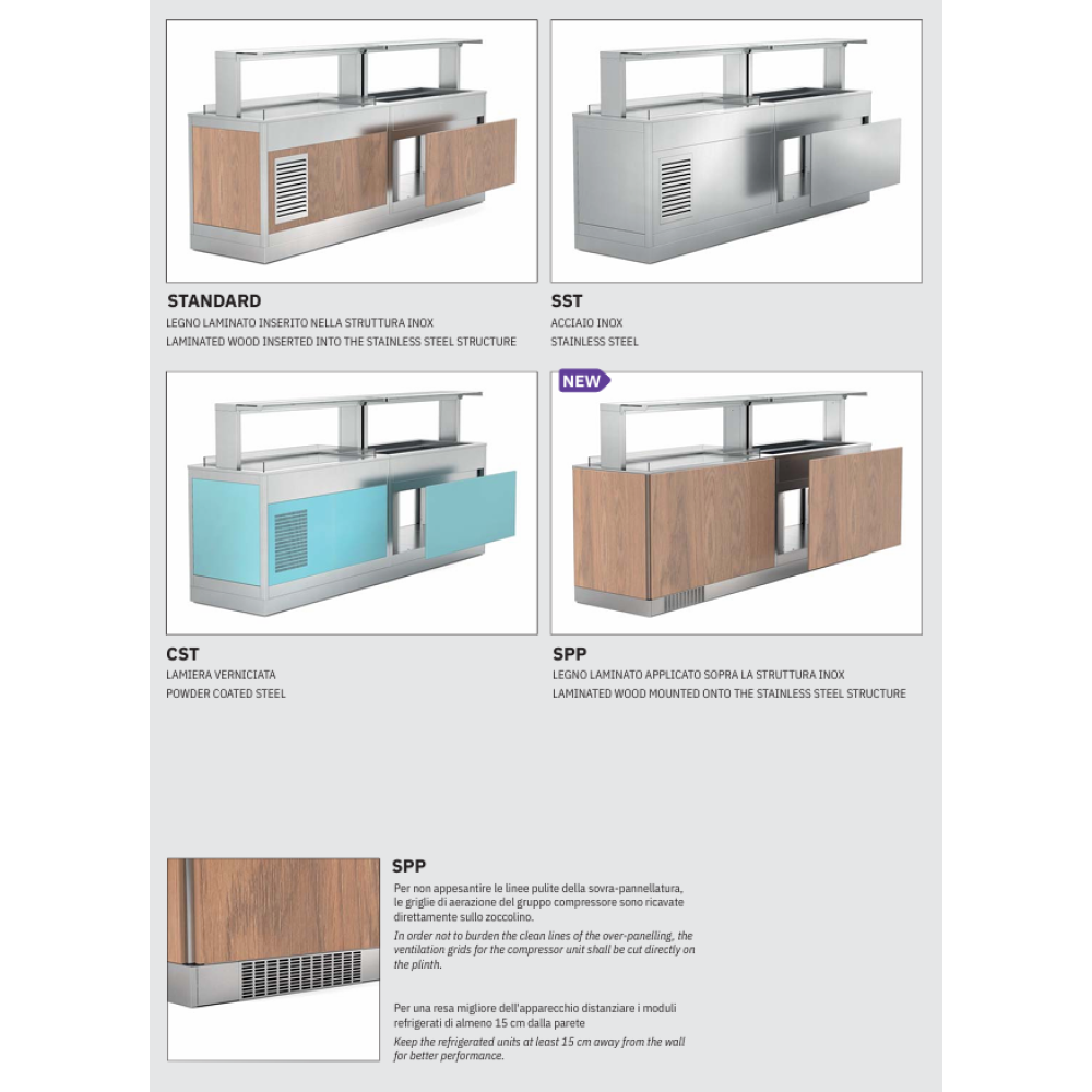 Premium Fan-Assisted Cold Buffet - OMNIA 5RV-E