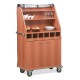 Functional Waiter Station on Wheels Perseo A2 B/R Functional Waiter Station on Wheels Perseo A2 B/R