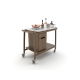 Arianna Flame Master Serving Cart Arianna Flame Master Serving Cart
