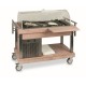 Artemide Chilled Service Trolley with Double Dome Artemide Chilled Service Trolley with Double Dome