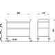 HIRA 500 M3 Multi-Purpose Serving Trolley HIRA 500 M3 Multi-Purpose Serving Trolley