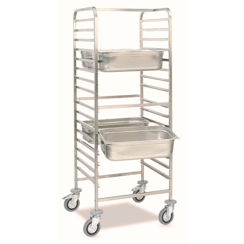 Vega GN2/1 Tray Trolley - Durable and Versatile Vega GN2/1 Tray Trolley - Durable and Versatile