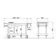 Elegant Flambé Cart with One Gas Burner Elegant Flambé Cart with One Gas Burner