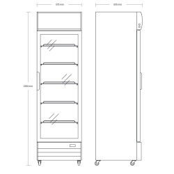 Display cooler 280L SD417E