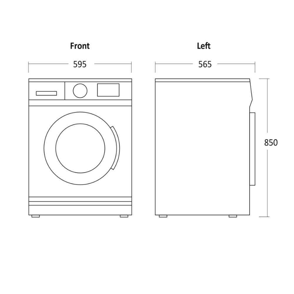 Washing machine WAH 2808 W Washing machine WAH 2808 W