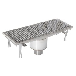Drenāžas kanāls ar centrālo sifonu 600 x 300 mm