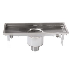Drenāžas kanāls ar centrālo sifonu 600 x 300 mm