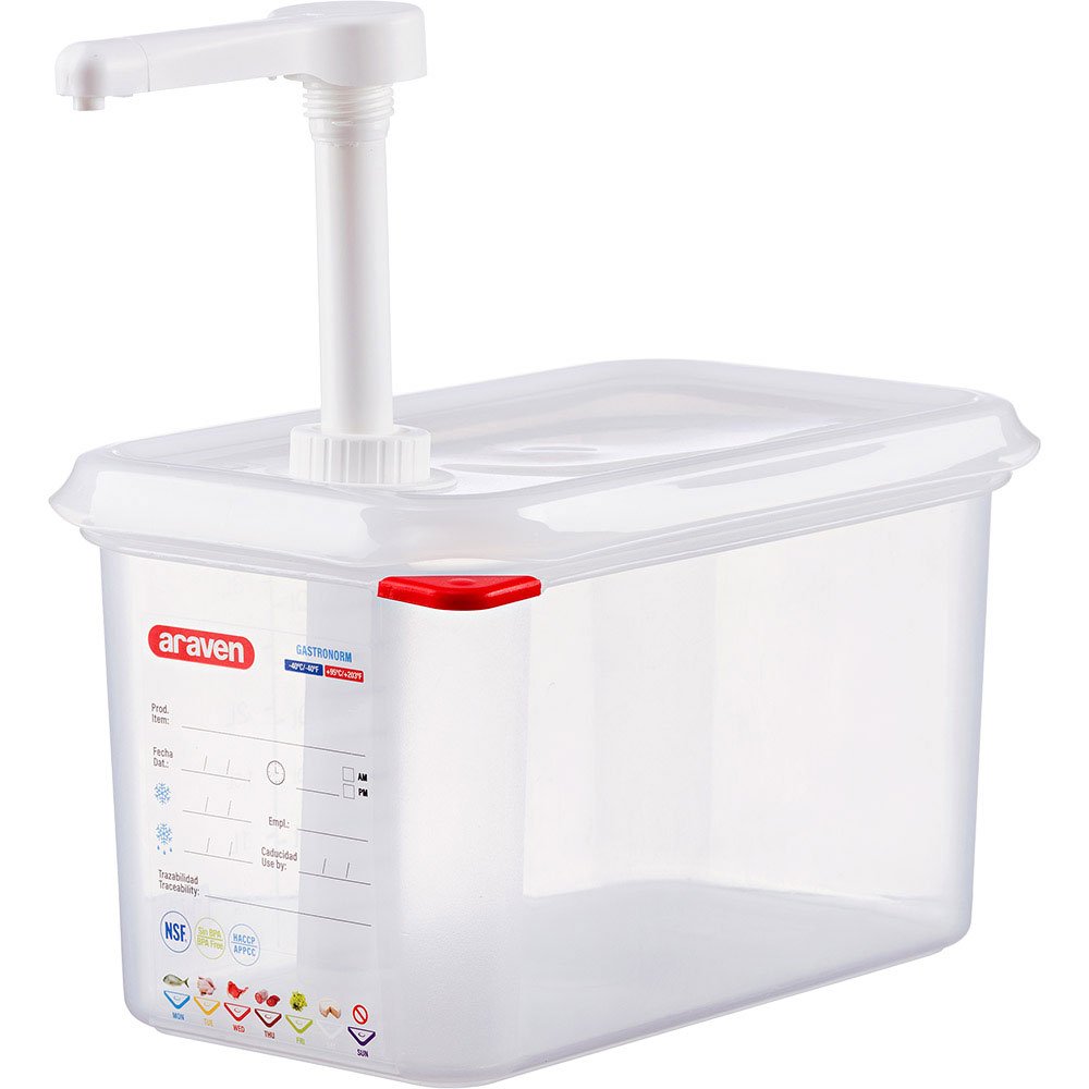 Pump dispenser for sauces GN1/4 Pump dispenser for sauces GN1/4
