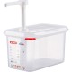 Pump dispenser for sauces GN1/4 Pump dispenser for sauces GN1/4